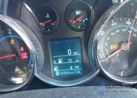 2012 Chevrolet Cruze 1Lt z USA, uszkodzony, nr VIN 1G1PL5SC2C7392817